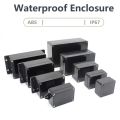 Professional ABS Plastic Junction Box Waterproof IP67 Black Box Dustproof Black Enclosure Housing. 