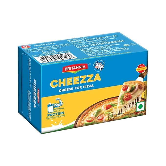 The Laughing Cow Cheezza Cheese Pizza, 200g Pack Britannia