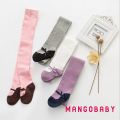 ☞MG-DZ-Toddler Baby Kids Girl Cotton Bow Tights Socks. 