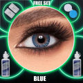 Fresh Look Blue2 tone color Contact lense  full set. 