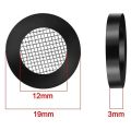 20pcs Rubber Gasket Hose Washer Seal O Ring Flat Gasket Filter Net For Shower Head Fit For 1/2 Inch Garden Hose And Water Faucet.
