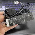 USB2.0 9pin Header USB 1 To 4 Male 9-pin Internal 20cm Cable Mainboard USB 2.0 HUB Connector Adapter 9Pin USB Header Splitter. 