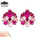 Carat Wedding Party Ear gs Sparkling Rhinestone Geometric Stud Ear gs for Women Elegant Ear Jewelry for Prom Parties Geometric Ear gs. 