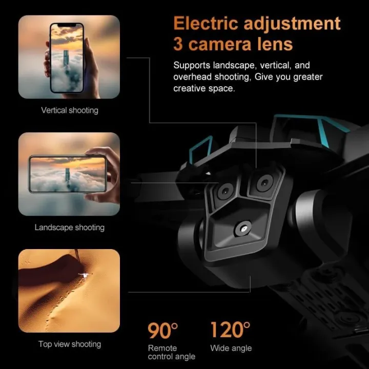 Drone%204k%20Profesional%20HD%20Camera%20Obstacle%20Avoidance%20Aerial%20Photography%20Brushless%20Motor%20Foldable%20Quadcopter(Three%206K%20Camera)%20MB%20-%20Image%206