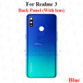 For Realme 3 Back Panel/Backshell/ Casing +Camera Lens + SIde Button  With Logo-All Colors Available. 