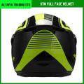 STM Elegant New Full Face Motorcycle Helmet Comfort Fit Adult One Size.