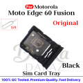Motorola Moto Edge 60 Fusion Sim tray Micro SD Card Slot Holder Adapter Socket with Sim Ejector Pin Replacement Parts. 