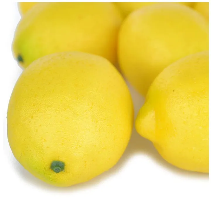 Durable%20Fake%20Fruit%20Home%20House%20Kitchen%20Party%20Decoration%20Artificial%20Lifelike%20Simulation%20Yellow%20Lemon%2010pcs%20Set%20-%20Image%206