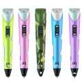 3D Printer Pen - 3D Art Printing Printer Pens For Kids Learning - 3D Glue Gun Pen PLA Including Some color PLA Filament - Portable 3D Printer Machine.