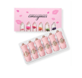 Transparent Lipstick Jelly Flower Moisturizing Lipstick Color Changing Lip Balm Lip Care Lipstick -6Pcs set. 