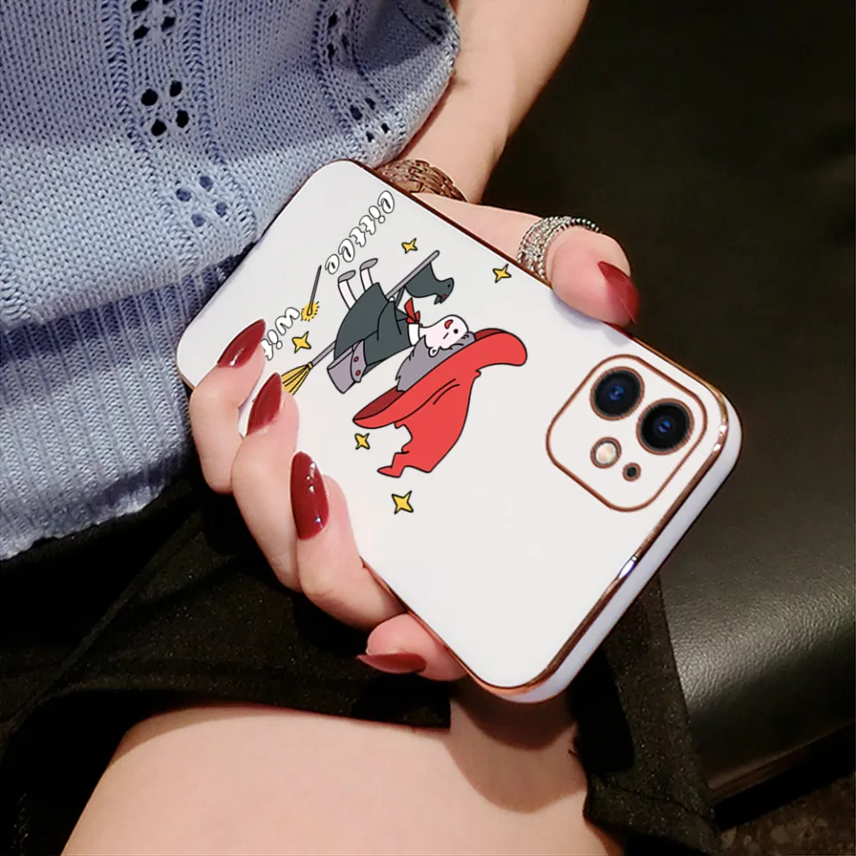 TA for OPPO Reno Back Cover Free Lanyard Flying Witch for