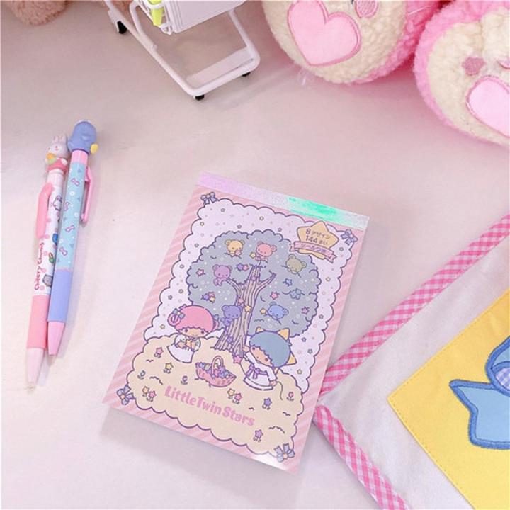 【The road to happiness Store】1 Lovely Cinnamoroll Mini Notebook Pocket Vocabulary Card Writing Reciting Book School Office Stationery