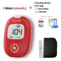 Sinocare Safe AQ Smart Glucometer Blood Glucose / Sugar Test Meter Diabetes Test Machine Blood Glucose Monitoring System | 25 Pcs free strips | 10 Years brand warranty by TRONZZ. 