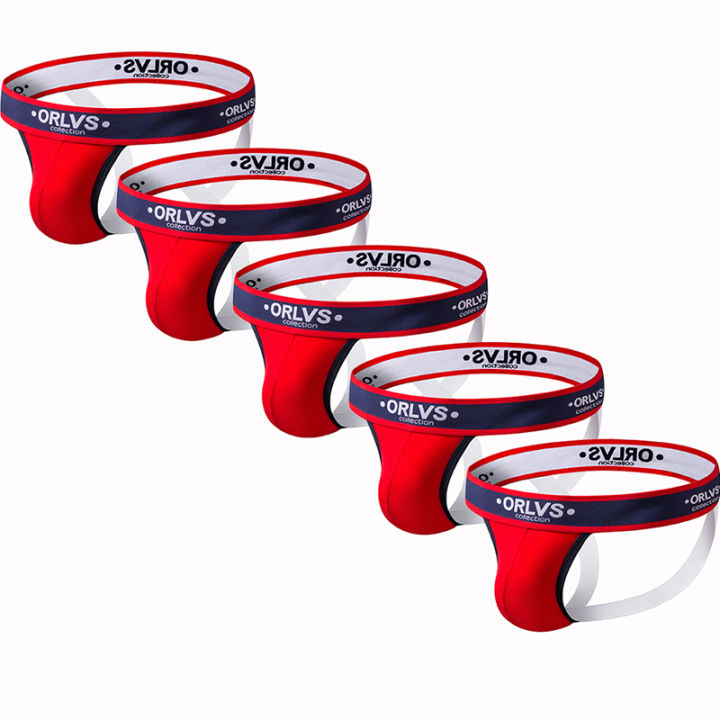 CMENIN%20%20ORLVS%20(5%20Pieces)%20Splice%20Bamboo%20Men%20Underwear%20thongss%20Mens%20Jockstrap%20thongss%20And%20G%20strings%20CMENIN%20%20Breathable%20Floral%20OR137%20-%20Image%202