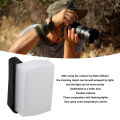 Camera Flash Light Diffuser, Easy Installation Camera Flash Diffuser White Flexible for Camera Flash Speedlight. 