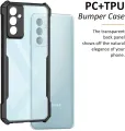 Back Cover for Samsung Galaxy A14 5G (Transparent, Shock Proof, Silicon,Black). 