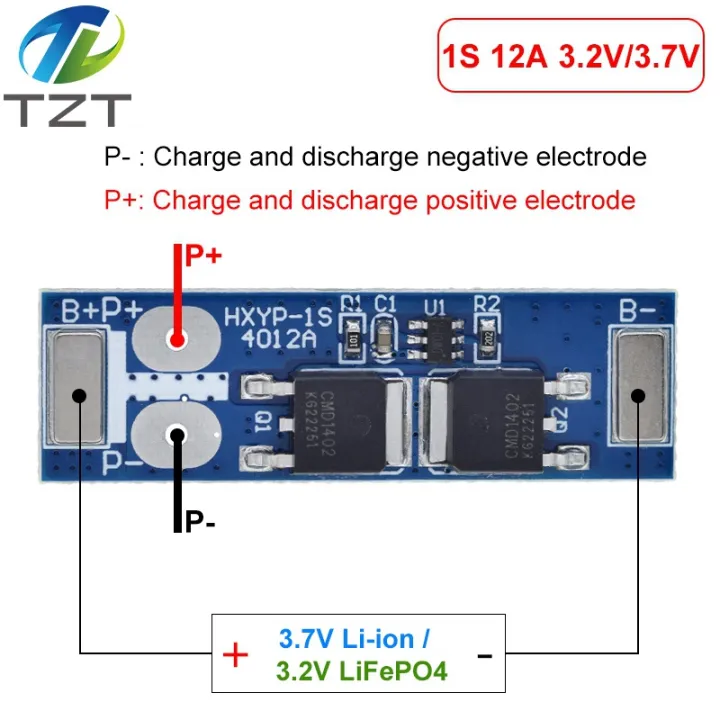 BMS%201S%2012A%2016A%2024A%203.7V%20LiFePO4%20Lithium%20Battery%20Protection%20Board%2018650%204.2V%20Charging%20Voltage/Short%20Circuit/Overcharge%20Prevention%20-%20Image%204