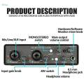 Sound Card Professional Sound Mixer Board for Mic Preamplifier Professional Audio Mixer. 