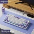 AJAZZ AK820 Pro Mechanical Keyboard Three Mode Wireless Multifunctional Knob Custom Screen Gaming Keyboard RGB Hot Swap Gasket.