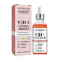 10X Face Serum 5 In 1 Moisturizing Whitening Anti Wrinkle Aging Vitamin C Hyaluronic Acid Facial Serum Shrink Pores Skin Care.