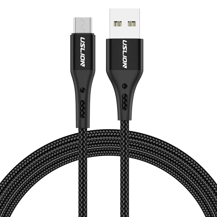 USLION%203A%202M%20(2%20Meter)%20Micro%20USB%20Cable%20Fast%20Charge%20USB%20Data%20Cable%20Cord%20for%20Android%20Phone%20and%20other%20Devices%20USB%20Data%20Cable%20-%20Image%206