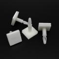 25pc Nylon Plastic Standoff Spacer Stick with Adhesive Glue Insert Lock Clip on Snap in Fixed Support PCB Board 3mm Hole.