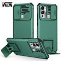 VRQR For infinix Hot 12 Play Back Cover Slide Camera Phone Case Hard Shockproof Back Case infinix Hot 12 Play NFC X6816C X6816. 