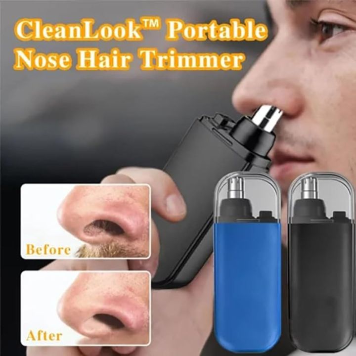 Electric Nose Hair Trimmer Painless Men Nose Hair Trimmer Washable USB Rechargeable Ear Nose Hair Trimmer Beard Clean Face Care
