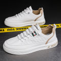 White Shoes 2023 Men's Shoes Summer New Breathable Men's Casual Sneakers All-Match Fashion Shoes Men's Fashion.