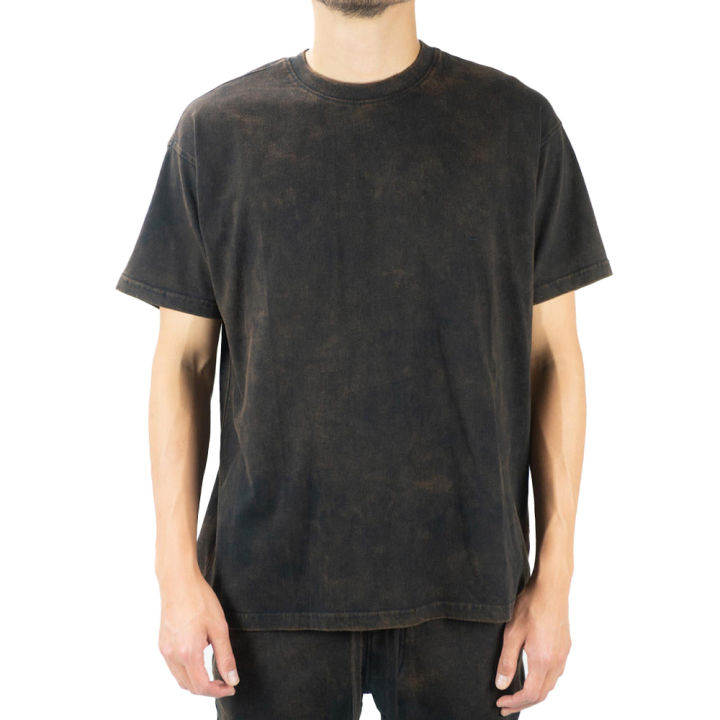 19BAY High Quality Men's T Shirt Premium quality Yarn Dyed Pique Acid Wash Fabric Factory Made - T Shirt