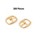 200 Pcs Custom 10mm Metal Mini Belt Buckle For Bag Strap Accessories.