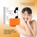 Kojic Acid Soap Handmade Whitening Soap Skin Care Deep Cleaning Moisturizing Cleansing Essential Temperate Soap Brighten Skin.