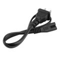 Power Supply Adapter Cord Cable Connectors 50cm 2-Prong 2 Power Outlet Cord. 