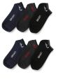 Men Comfort Cotton Socks Low Cut Comfort Fit Ankle Length 6-Pack - A 601.