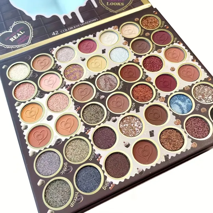 42%20Colors%20Rainbow%20Eyeshadow%20Palette%20-%20Makeup%20Matte%20Metallic%20Shimmer%20Glitter%20Eye%20Shadow%20Palettes%20-%20Ultra%20Pigmented%20Powder%20Bright%20-%20Image%203