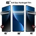 3 in 1 Tecno Camon 40 Premier Full Cover Soft Privacy Hydrogel Film Screen Protector for Tecno Camon 40 Pro Screen Protector Camera Lens Glass. 