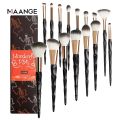 15 Pcs Crystal Handle Makeup Brush Set Blush Eyeshadow Highlight Brush  Loose Powder Brush. 