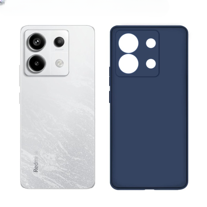 Xiaomi%20Poco%20X6%20Silicone%20Matte%20Flexible%20Soft%20Phone%20Case%20-%20Black%20&%20Blue%20-%20Phone%20Back%20Cover%20-%20Image%203