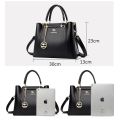 Women Soft Leather Handbags Luxury Designer 3 Layers Shoulder Crossbody Bags Ladies Large Capacity Shopping Brand Messenger Tote.