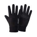 Suede gloves women in winter, thickened veet warmth, touch screen for windproof slippery driving, outdoor sports, cycling and running, men. 
