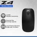 Wireless Mouse Z4 Like Apple Mouse Supports Windows Android iOS Can be used for laptop desktop mini pc android tv 2.4 GHz wireless mouse dpi mouse. 