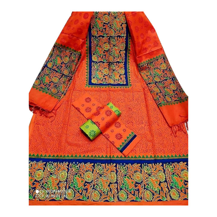 Jesan Super Shop New Gorgeous Cotton Block Printed Shalwar Kameezz