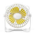 New Small Fan USB Fan Cartoon Desktop Charging Fan Mute Mini Simple Portable Small Fan. 