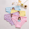 Pack of 4 - Assorted Panties for Children Elastic Kids Girl Briefs Brand New Underpants for Kid. 