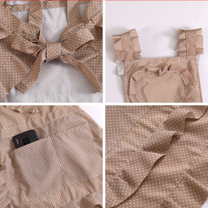 New%20Home%20Kitchen%20Apron%20Female%20Cute%20Cooking%20Western%20Fashion%20Antifouling%20Breathable%20and%20Wearable%20Work%20Apron%20Work%20Clothes%20-%20Image%203