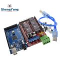 【YIYANGMAOYI111】3D Printer 1pcs R3 + 1pcs RAMPS 1.4 control panel+ 5pcs DRV8825 Stepper Motor Drive Carrier for arduino. 