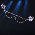 Party vintage shirt accessories for adults tassel chain women brooch men collar pins lapel pin buckle pin badge. 