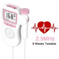 Testable 2.5MHz Doppler Fetal Heart rate Monitor For Pregnant Women Pregnancy Baby Fetal Sound Heart Rate Monitor 9 Weeks. 