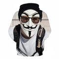 V for Vendetta Hoodies Men/Women Sweatshirt Boys/Girls 3D Hoodie Men'S Hoodies Kids Autumn Winter Streetwear Men clothing Tops. 