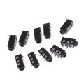 10 Pcs PJ-320D 4 Pins SMD 3.5mm Female Headphone Jack Connector PCB Mount Encounter. 